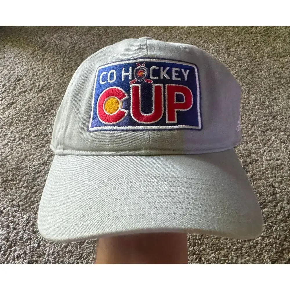 NEW‎ Colorado Avalanche Hockey NHL Embroidered Gray Adidas Adjustable Hat Cap